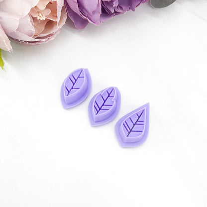 Geo Leaves Clay Cutter Set - 3 Cutters - August Launch
