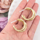 Large Gold Huggies - 10 PIECES - June Launch