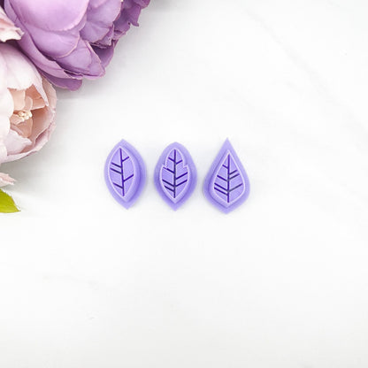 Geo Leaves Clay Cutter Set - 3 Cutters - August Launch