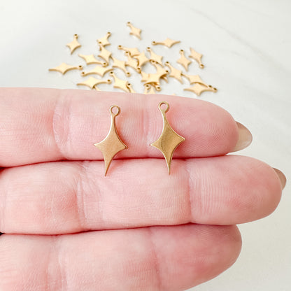 Boho Diamond Charm - 10 PIECES - OCTOBER LAUNCH