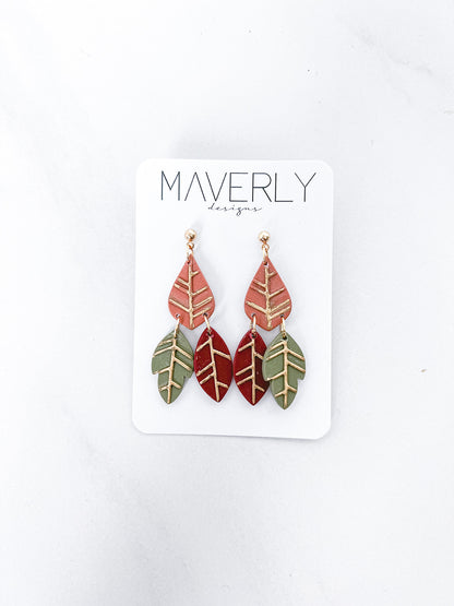 Geo Leaves Clay Cutter Set - 3 Cutters - August Launch