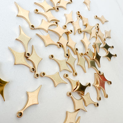 Boho Diamond Charm - 10 PIECES - OCTOBER LAUNCH
