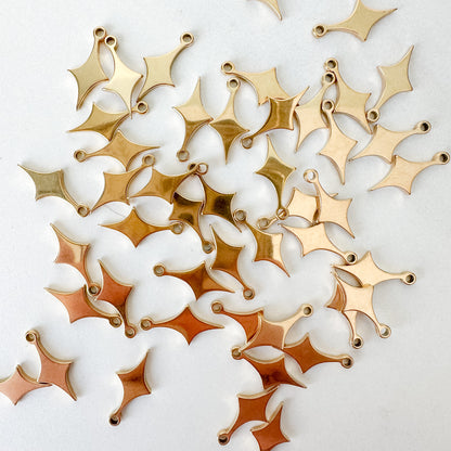 Boho Diamond Charm - 10 PIECES - OCTOBER LAUNCH