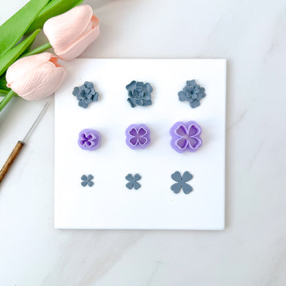 Large Flower Trio E - Clay Cutter - January 2025 Launch