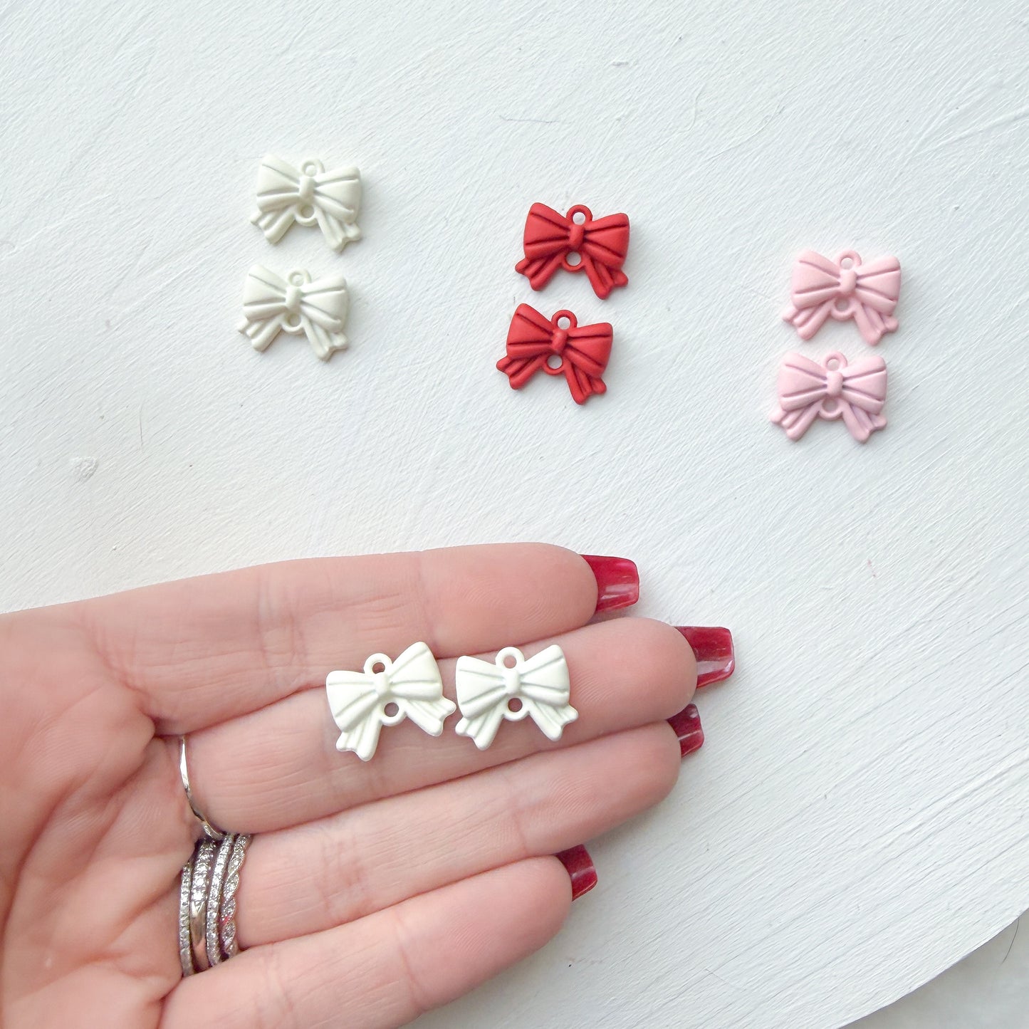 Pleated Bow Connector- 10 PIECES - December 2025 Launch