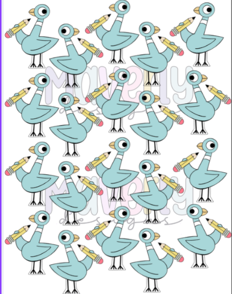 Pigeon Book Bird Clay Cutter & Matching Transfer Paper - September 2025 Launch