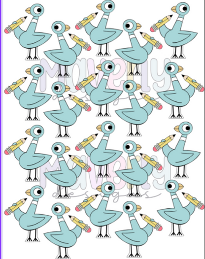 Pigeon Book Bird Clay Cutter & Matching Transfer Paper - September 2025 Launch