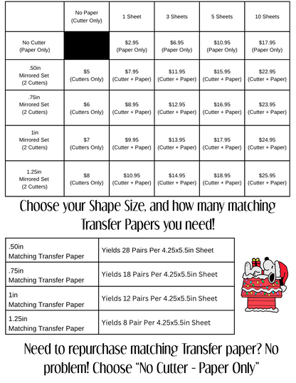 Snoopy Dog House Outline Cutter and Matching Image Transfer Paper - September 2025 Launch (Copy)