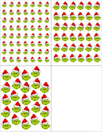 Grinch Outline Cutter and Matching Image Transfer Paper - September 2025 Launch