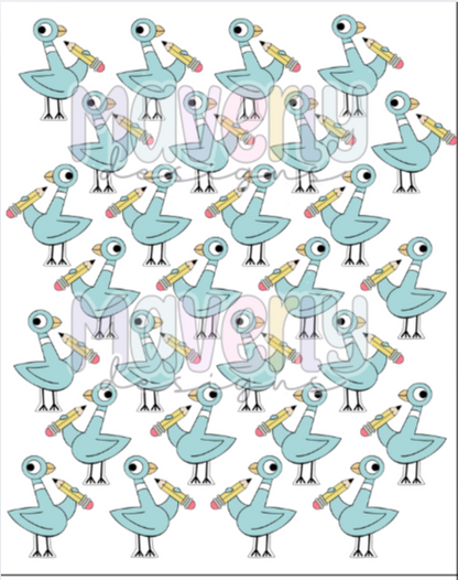 Pigeon Book Bird Clay Cutter & Matching Transfer Paper - September 2025 Launch