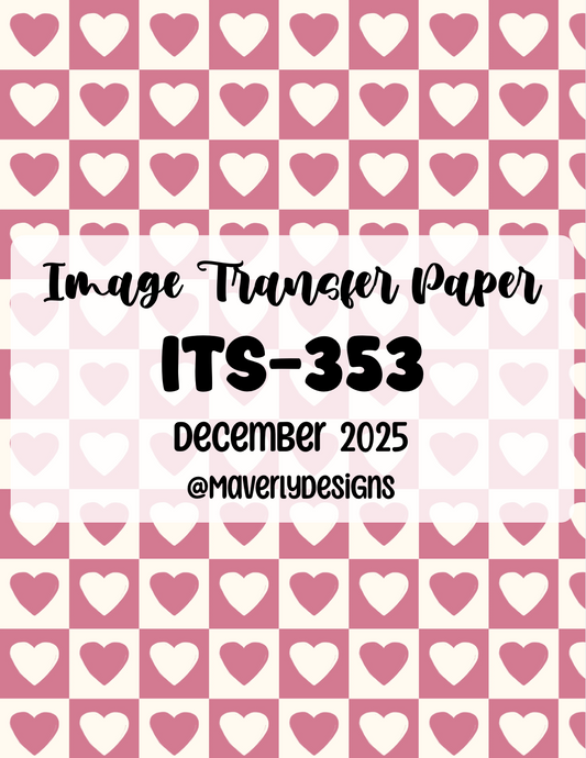 ITS-353 - Transfer Paper - December 2025 Launch