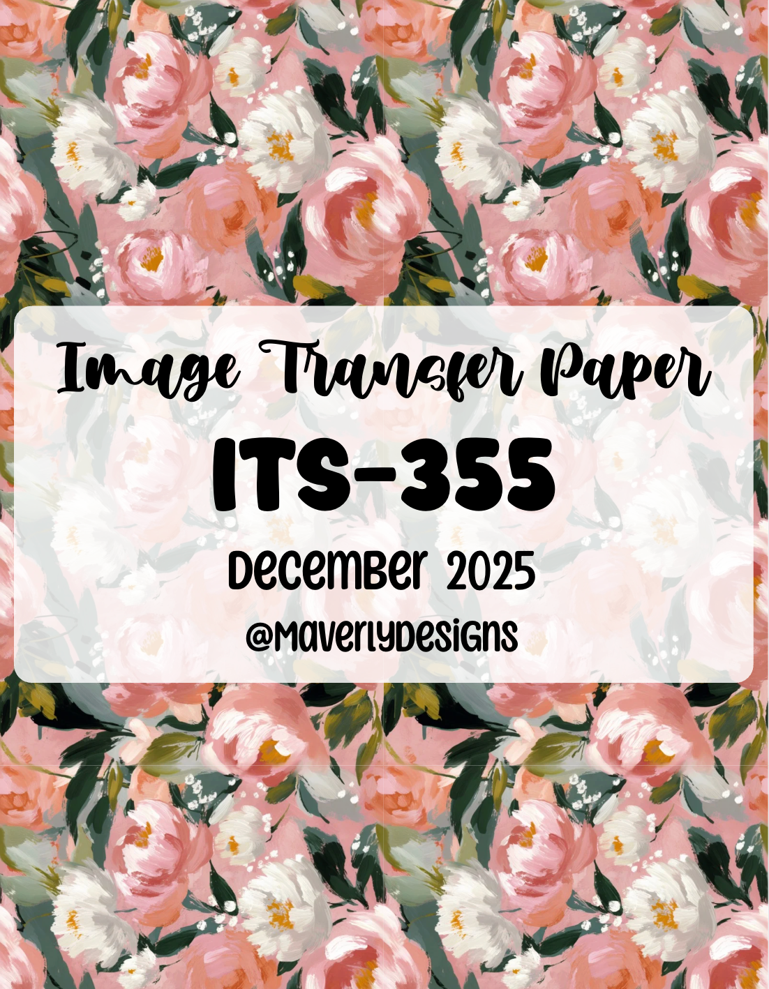 ITS-355 - Transfer Paper - December 2025 Launch