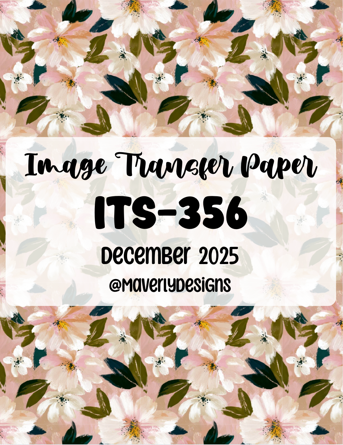 ITS-356 - Transfer Paper - December 2025 Launch