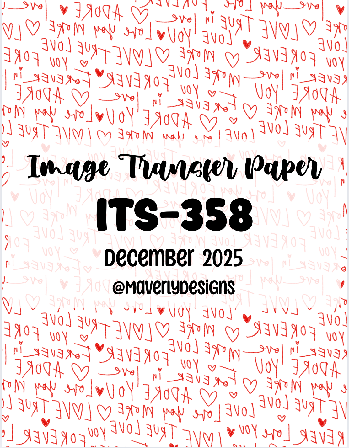 ITS-358 - Transfer Paper - December 2025 Launch
