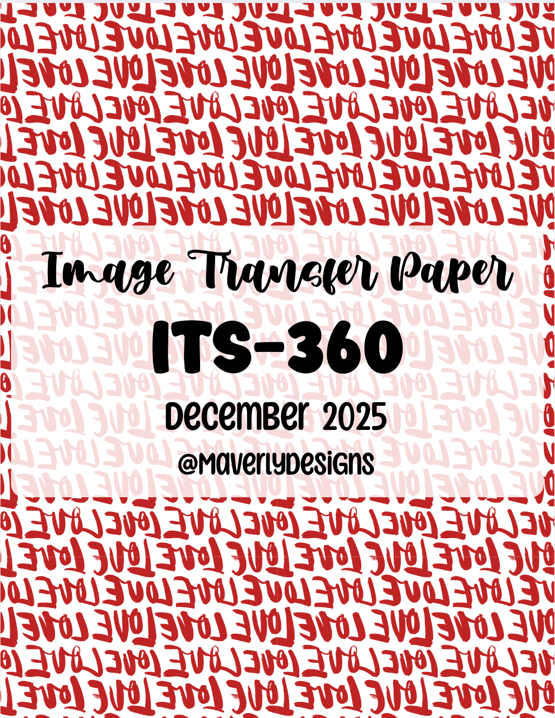 ITS-360 - Transfer Paper - December 2025 Launch