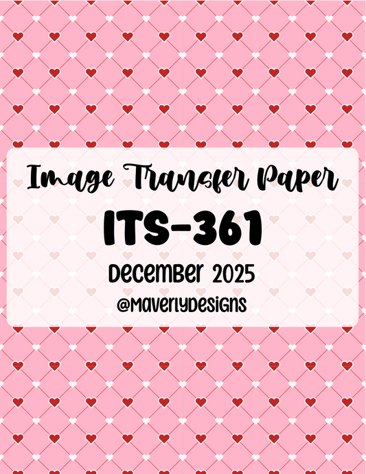 ITS-361 - Transfer Paper - December 2025 Launch