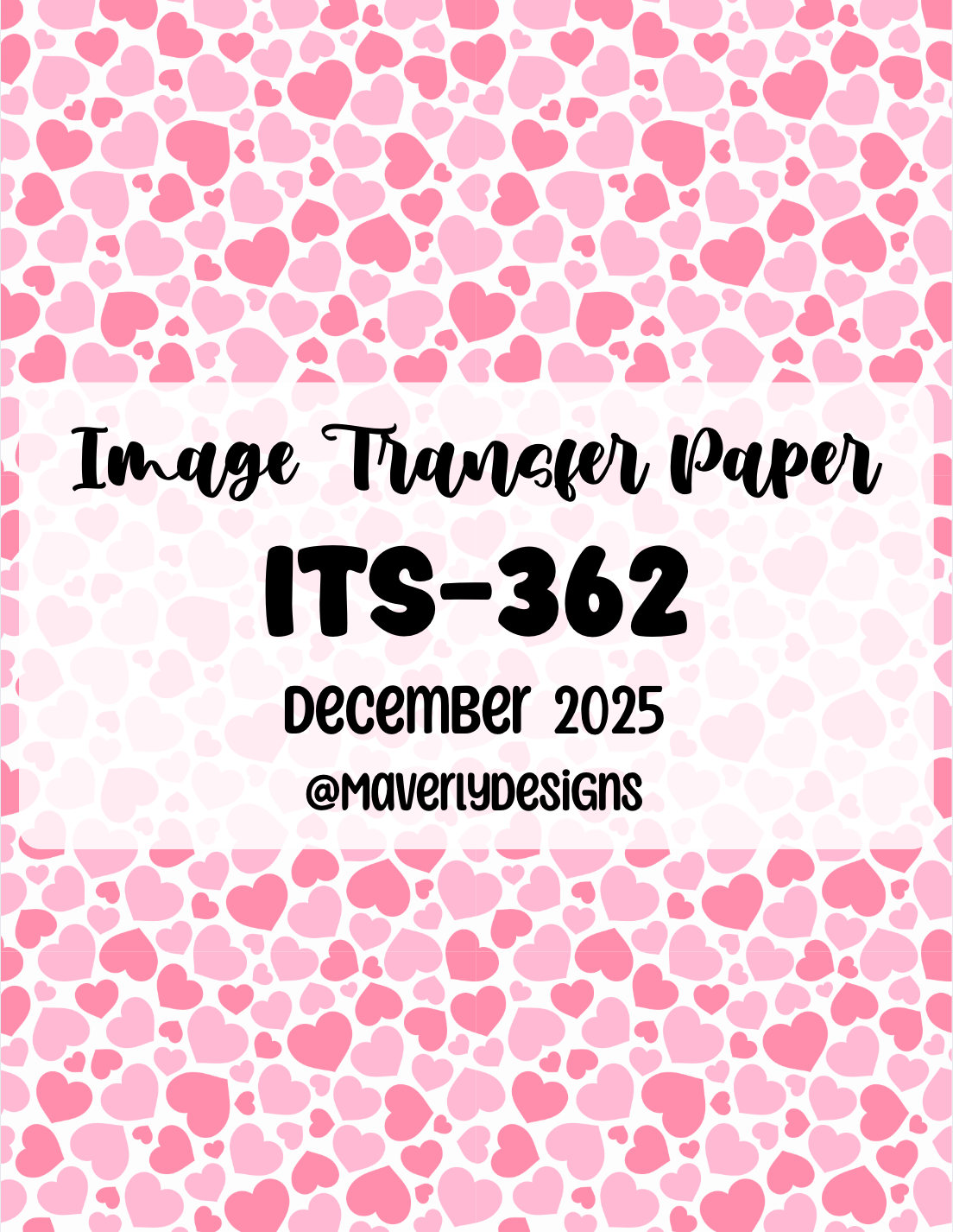 ITS-362 - Transfer Paper - December 2025 Launch