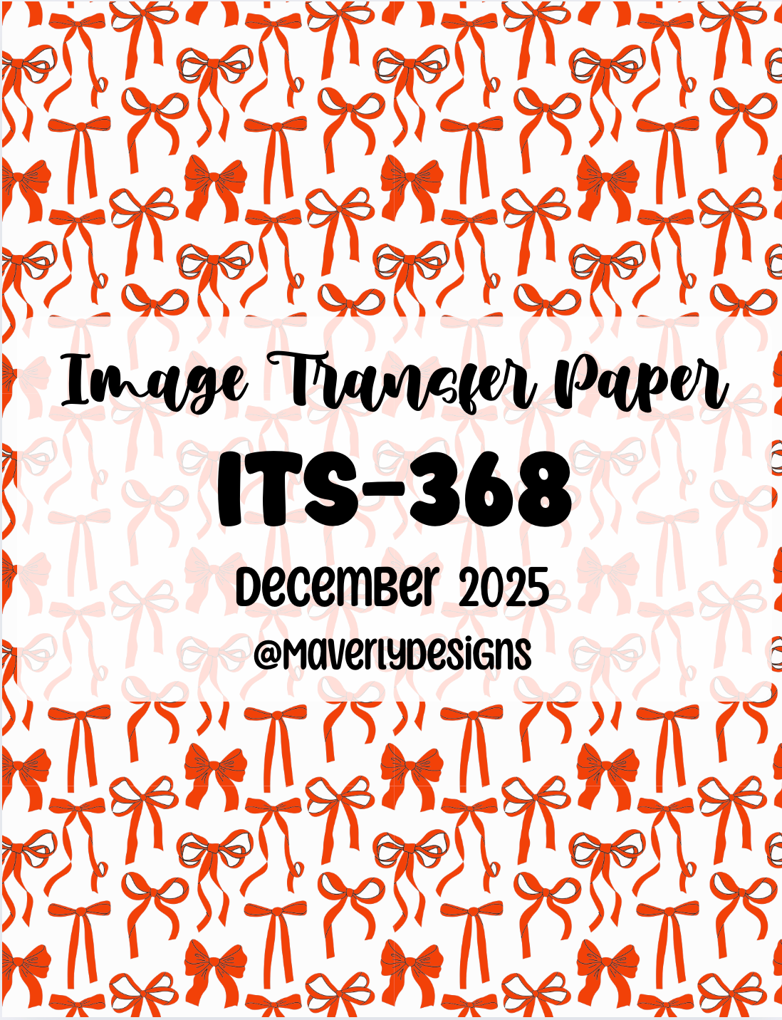 ITS-368 - Transfer Paper - December 2025 Launch