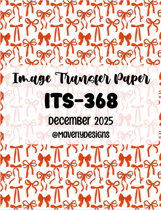 ITS-368 - Transfer Paper - December 2025 Launch