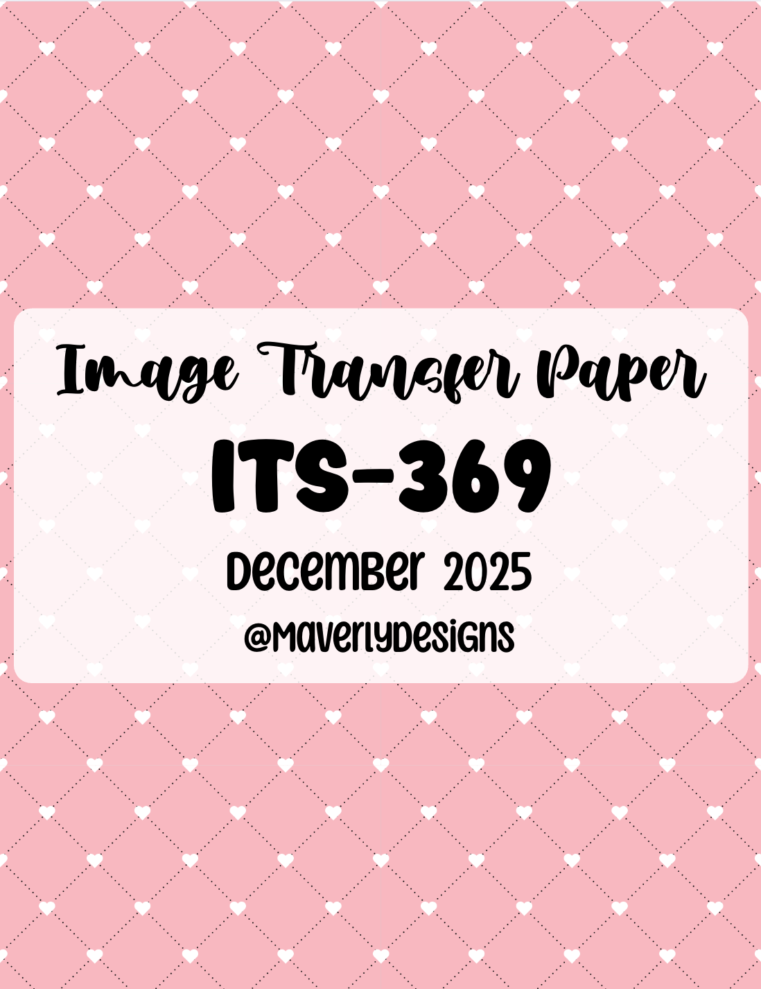 ITS-369 - Transfer Paper - December 2025 Launch