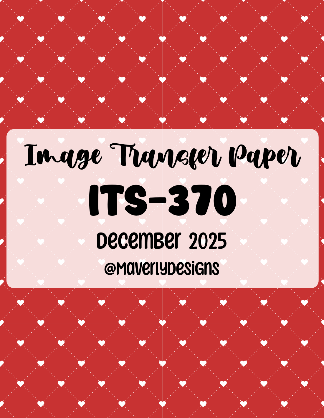 ITS-370 - Transfer Paper - December 2025 Launch