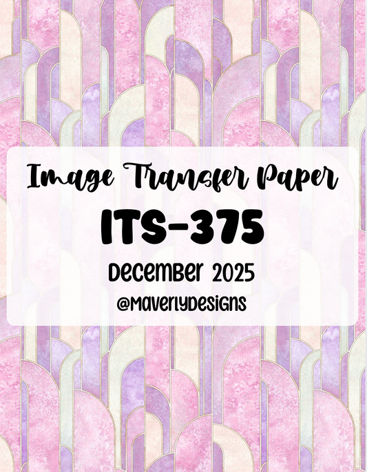 ITS-375 - Transfer Paper - December 2025 Launch