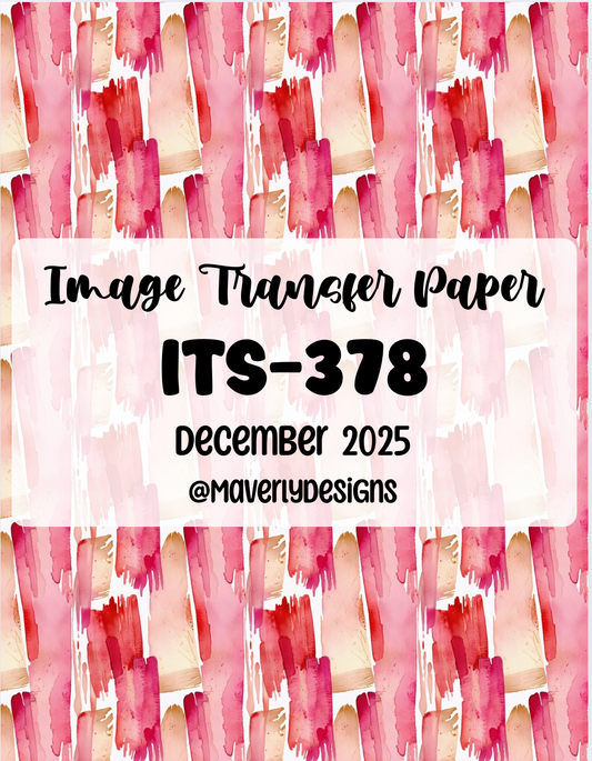 ITS-378 - Transfer Paper - December 2025 Launch