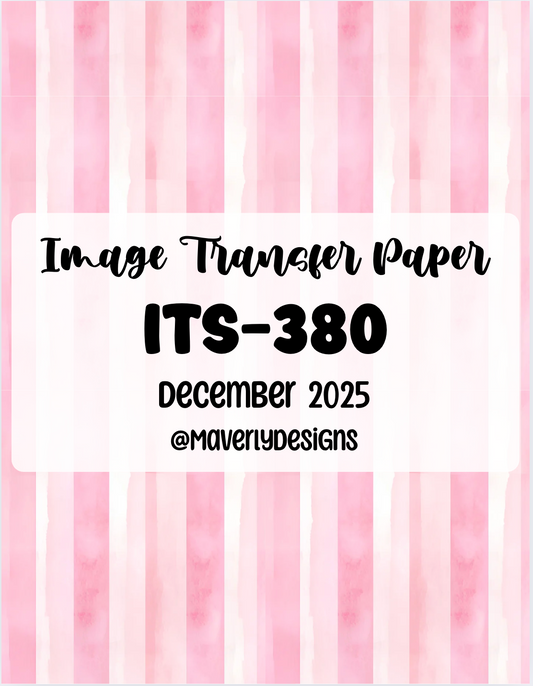 ITS-380 - Transfer Paper - December 2025 Launch