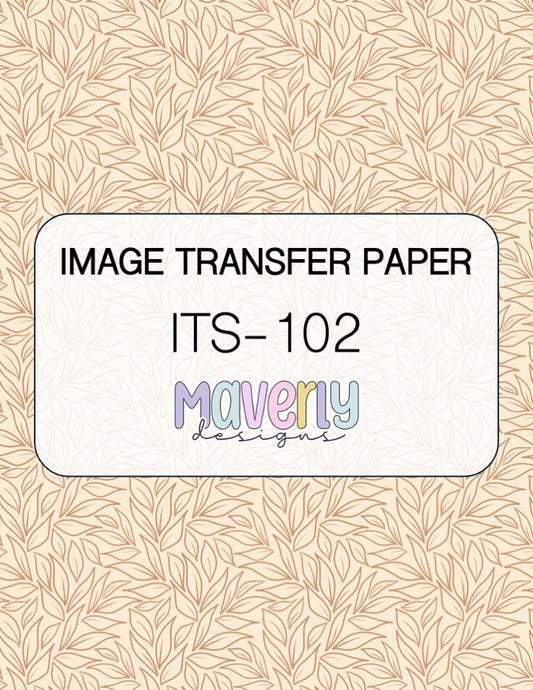 ITS-102 - IMAGE TRANSFER PAPER (O19)