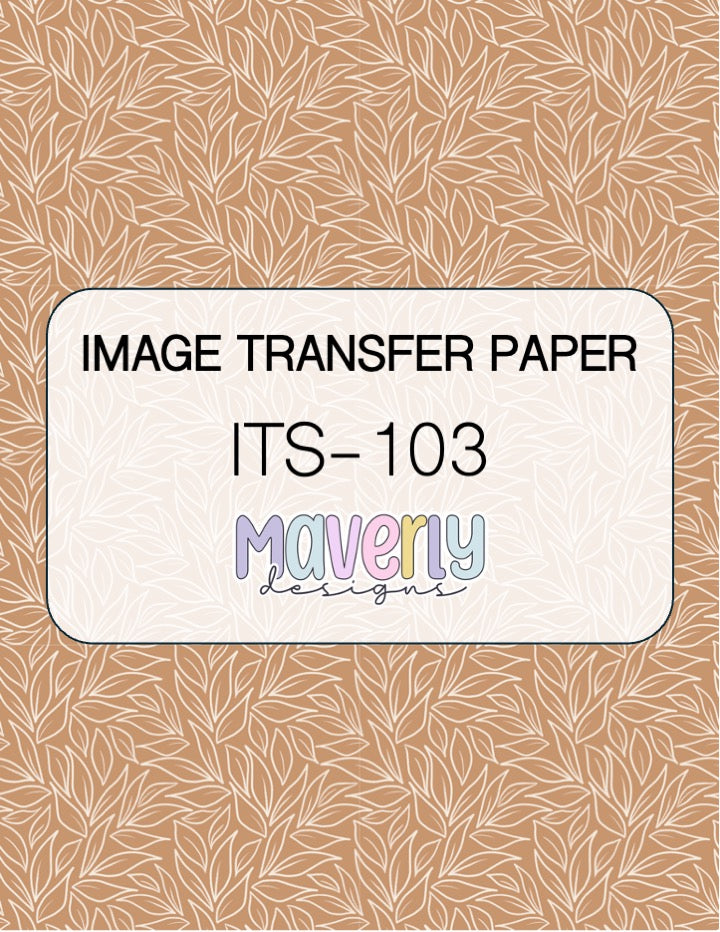 ITS-103 - IMAGE TRANSFER PAPER (O20)