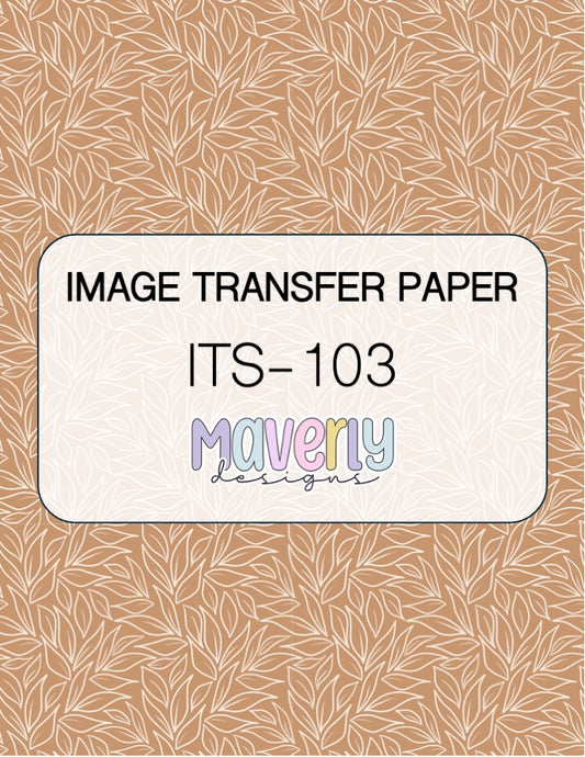 ITS-103 - IMAGE TRANSFER PAPER (O20)