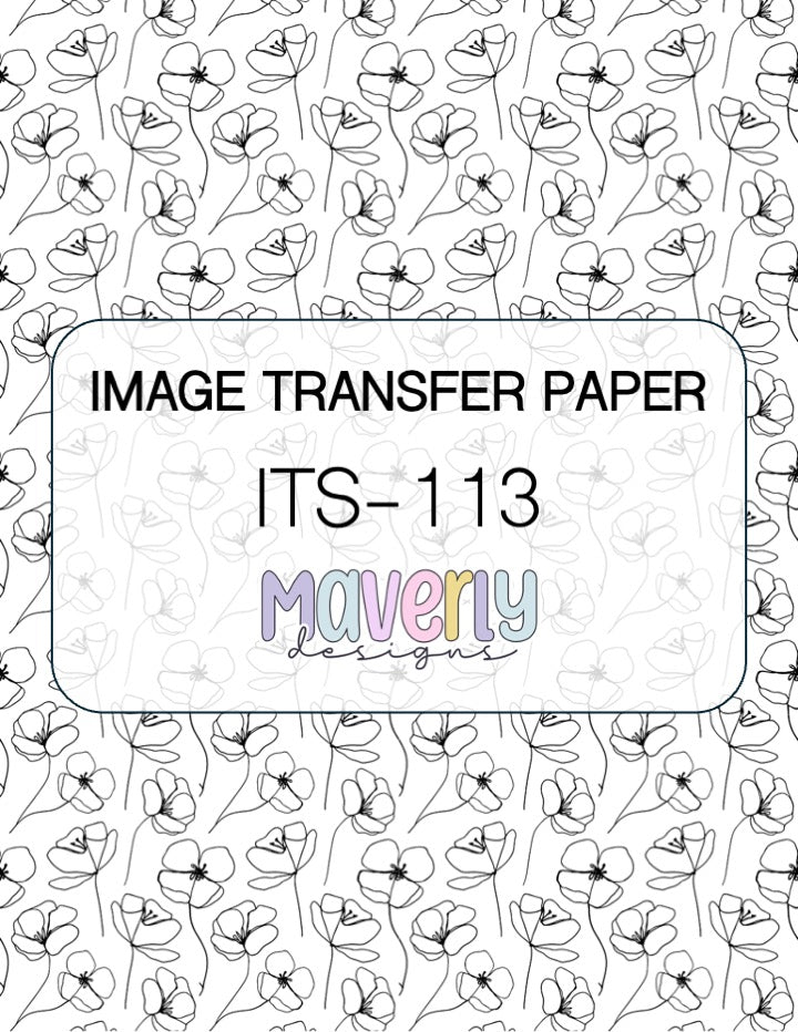 ITS-113 - IMAGE TRANSFER PAPER (P09)