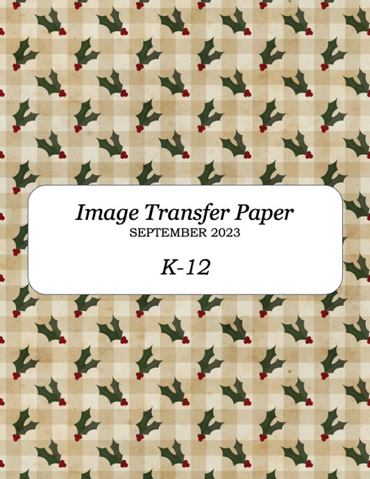 K 12 Transfer Paper - September 2023