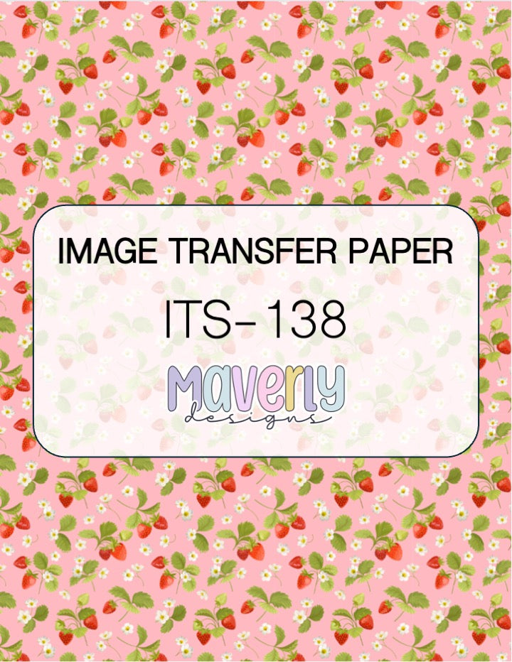 ITS-138 - IMAGE TRANSFER PAPER (Q13)