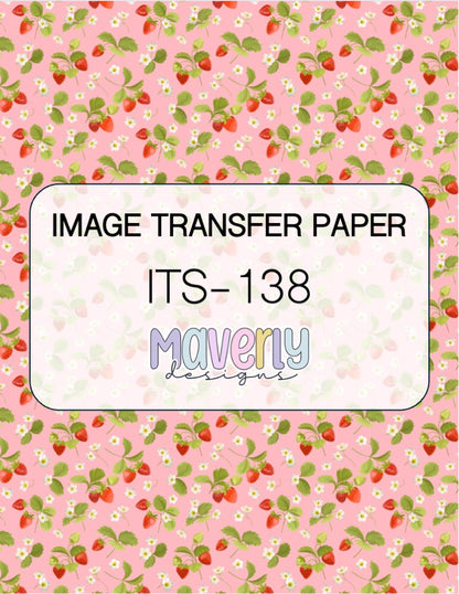 ITS-138 - IMAGE TRANSFER PAPER (Q13)