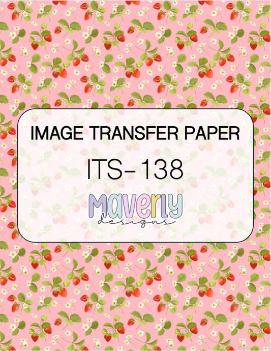 ITS-138 - IMAGE TRANSFER PAPER (Q13)