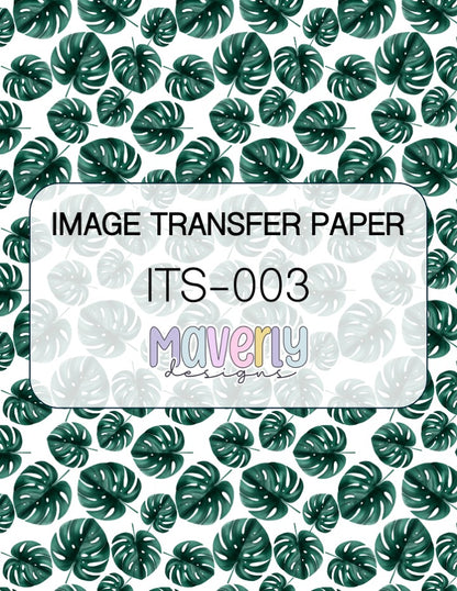 ITS-003 - IMAGE TRANSFER PAPER (A03)