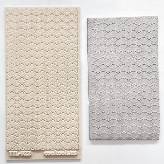 Curve Contours Texture Mat for Polymer Clay, Polymer Clay Rubber Texture  Mat, Texture Tile Mats, Fimo, Sculpey, Cernit 569 