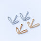 Plant Stem Leaf Charm - 10 PIECES