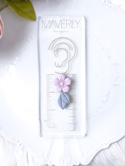 Flower and Leaf Dangle Set - February Launch