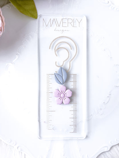 Flower and Leaf Dangle Set - February Launch