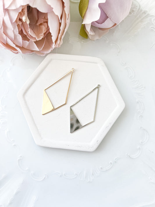 Diamond Slice Bezel Charm (10 PIECES) - February Launch