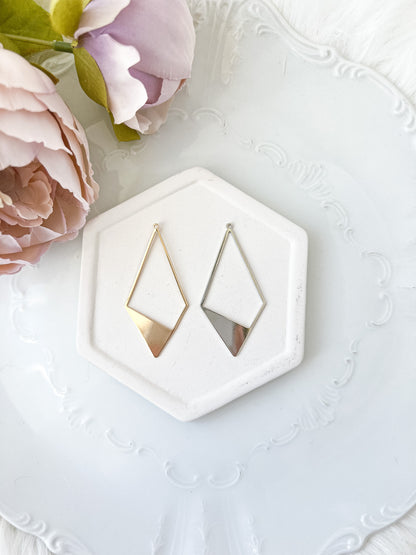 Diamond Slice Bezel Charm (10 PIECES) - February Launch