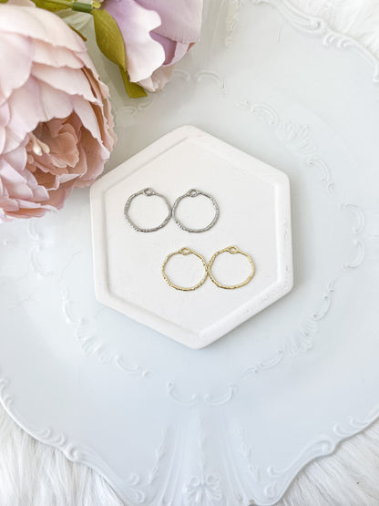 Small Circle Bezel Charm (10 PIECES)  - February Launch