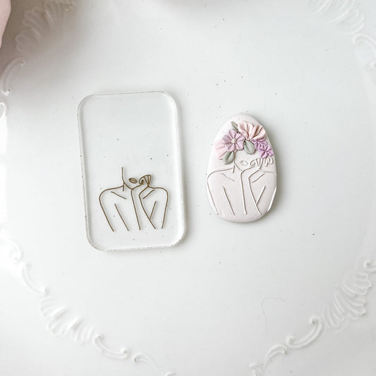 Overthinker Silhouette Female Acrylic Tile - February Launch
