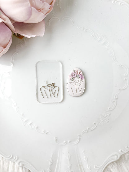 Overthinker Silhouette Female Acrylic Tile - February Launch