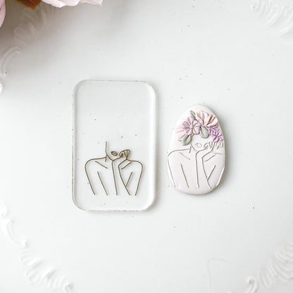 Overthinker Silhouette Female Acrylic Tile - February Launch
