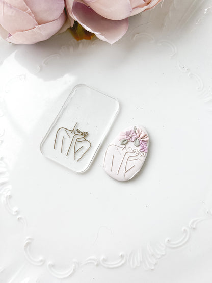Overthinker Silhouette Female Acrylic Tile - February Launch