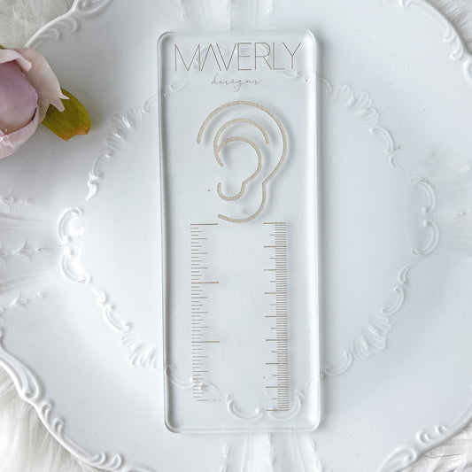 Acrylic Ear Reference Ruler