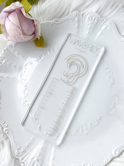 Acrylic Ear Reference Ruler
